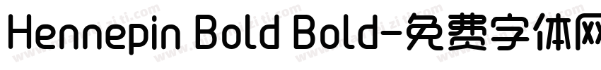 Hennepin Bold Bold字体转换